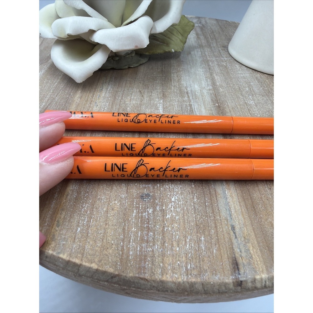 Set Of 3 L.W.Y.A.  Linebacker Liquid Eyeliner By Kim Gravel In Black New No Box